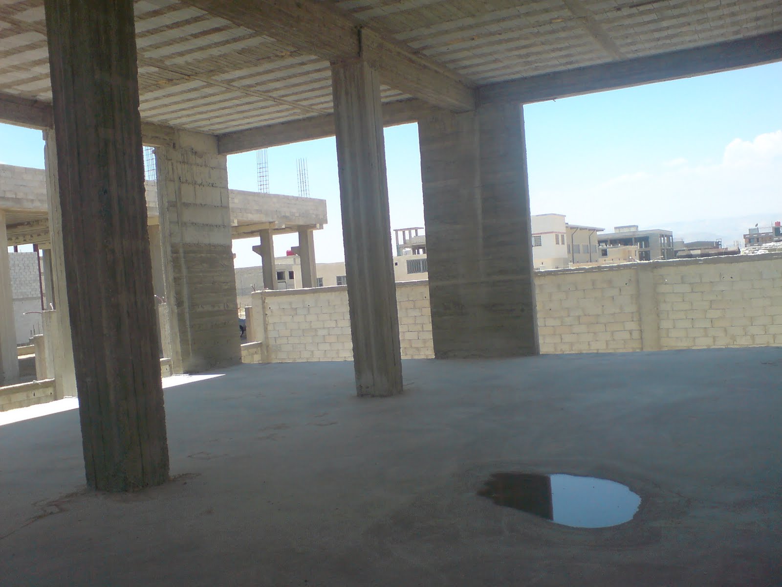 Interior floor space